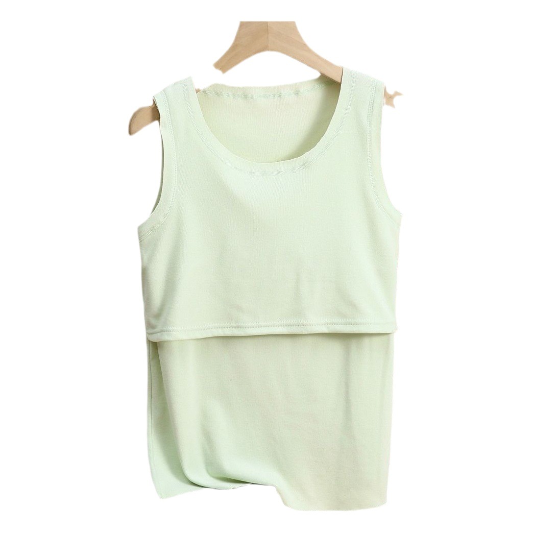One-piece delivery cationic Maternity Nursing vest prenatal and postpartum nursing sling wear-free bra maternity clothes nursing