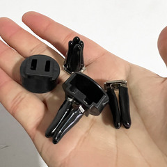 Gypsum air outlet perfume four-claw clip car air conditioner aroma clip accessories car fan decoration bracket