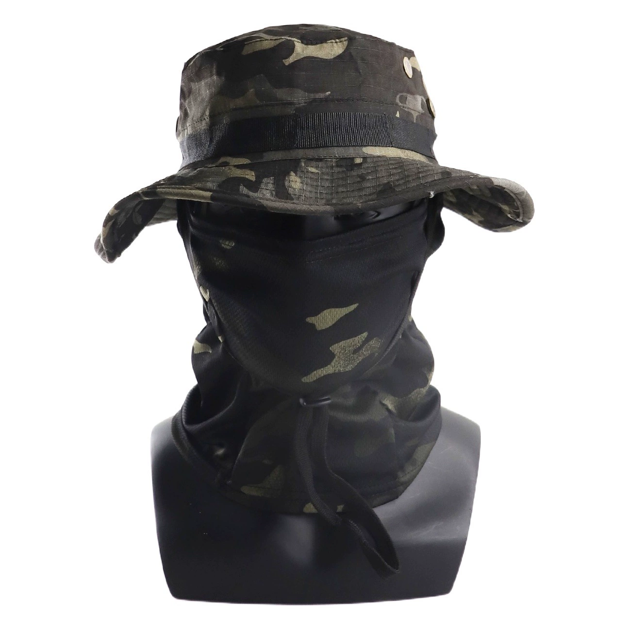 Cross Border в наличии Камуфляжная шляпа с круглым краем Наружная тактическая камуфляжная шляпа Bennie Съемный головной убор костюм Балафак шляпа