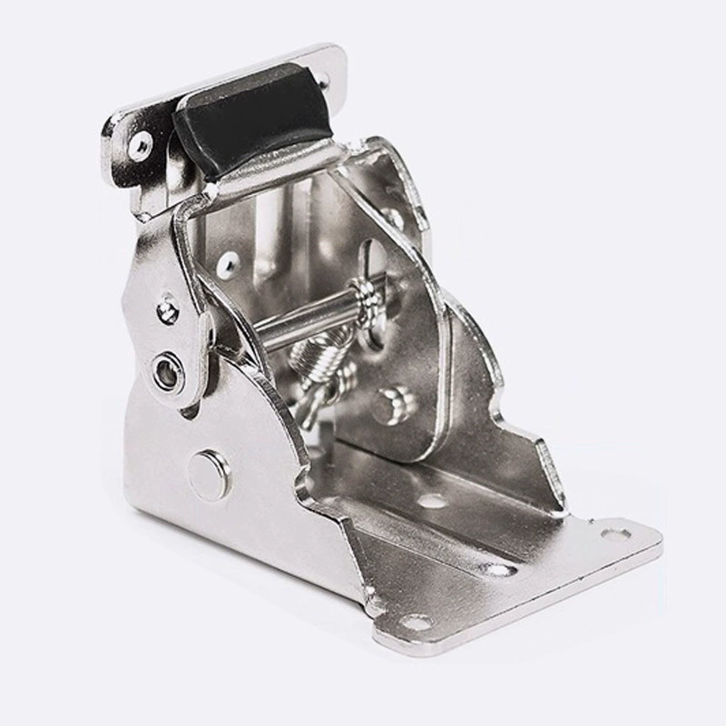 Coffee Table Folding Hinge - Invisible Furniture Hardware, 90° Self-Locking, MingZhan