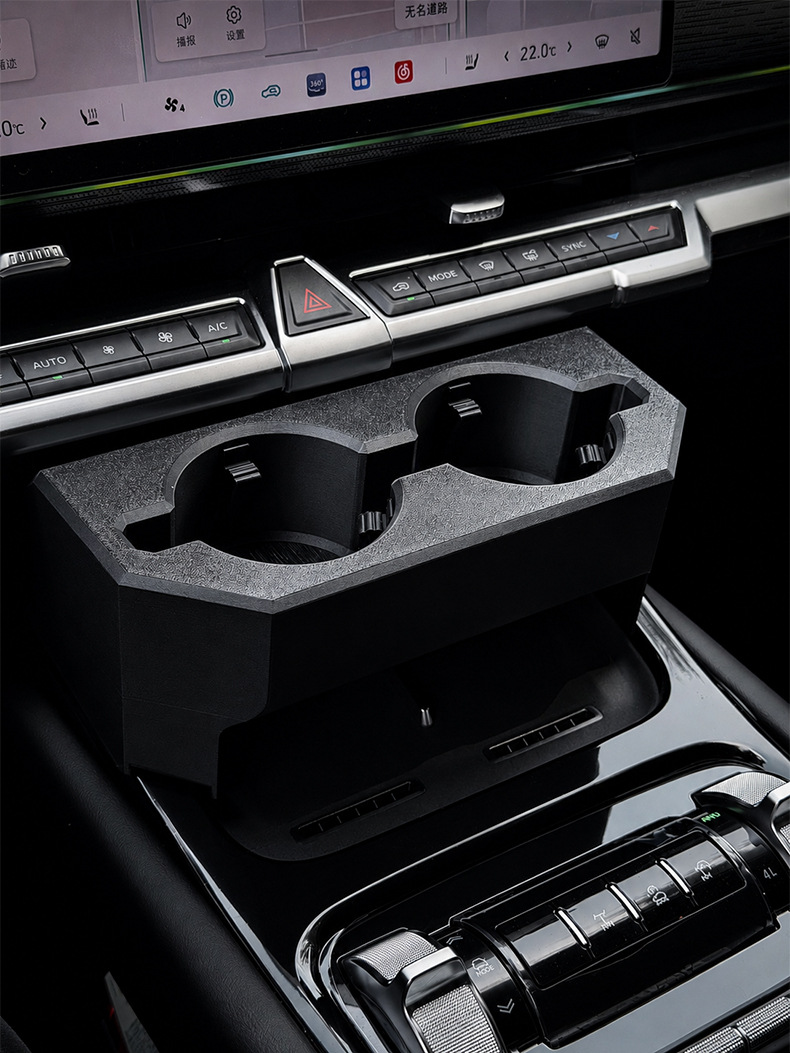 Tank 400 gear shift cup holder, center console cup holder, modified interior multi-functional storage rack, car beverage rack
