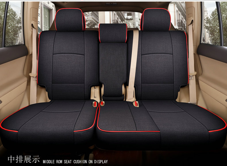 [Cross-border] Toyota 4Runner 11-24 Prado linen seat cover fully surrounded car seat cushion