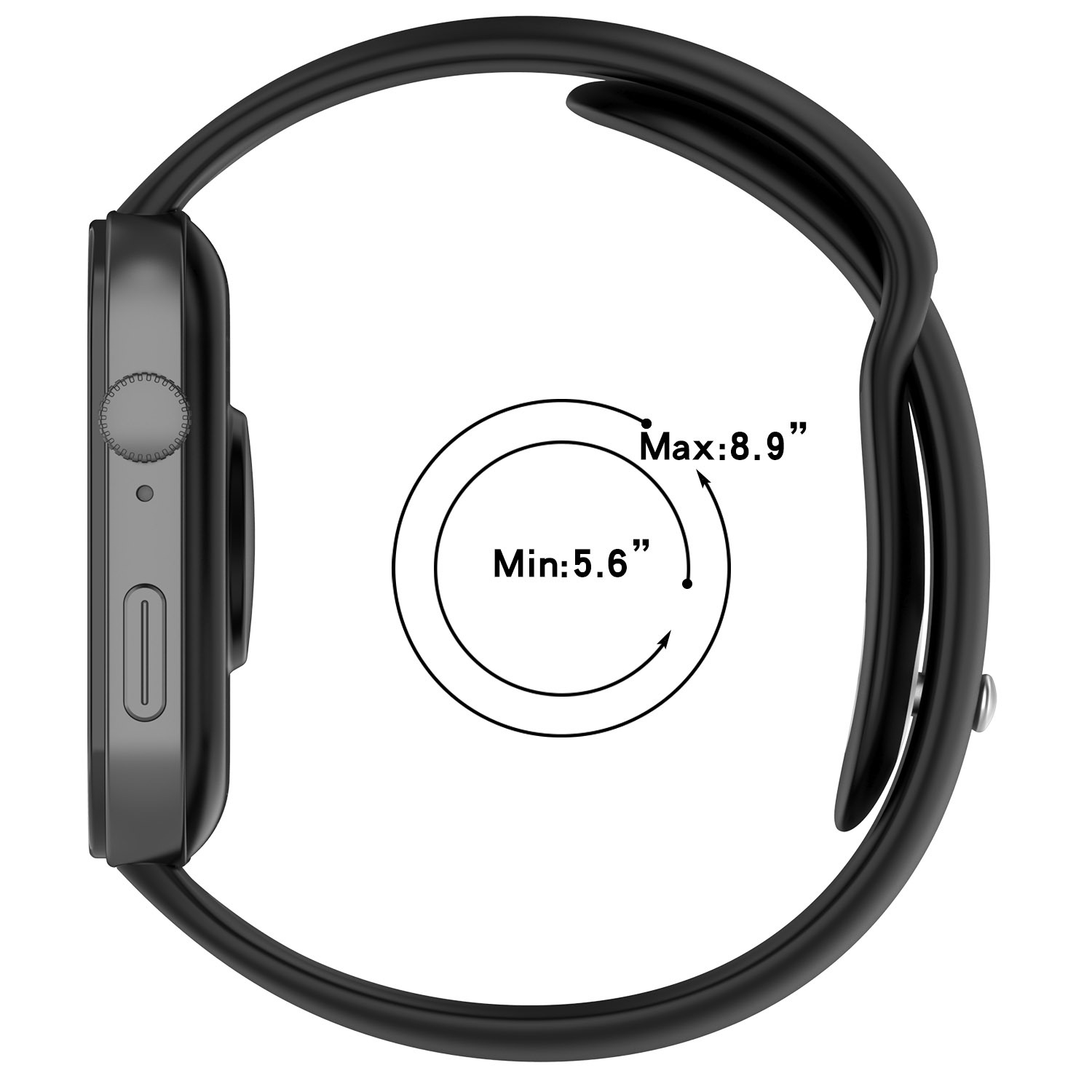 Suitable for Huawei Watch Fit3/4/5 reverse buckle silicone strap…