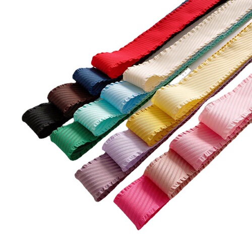Twill polyester skirt webbing handmade bow hair accessories shoe flower accessories gift box flower packaging lace ribbon