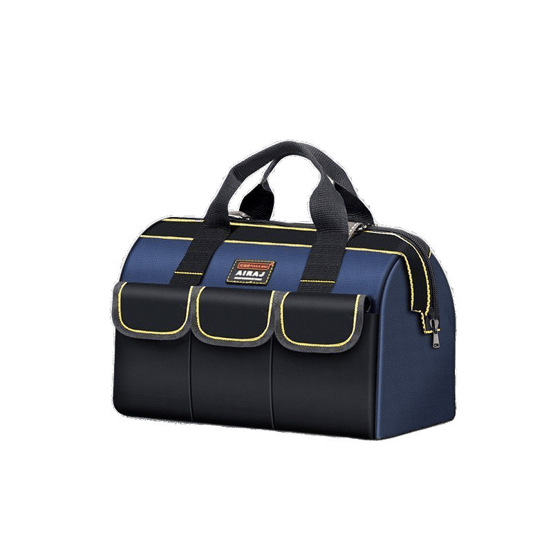 Arise Kit de herramientas eléctricas portátil multifuncional de instalación y mantenimiento portátil lienzo gran bolsa de herramientas gruesas