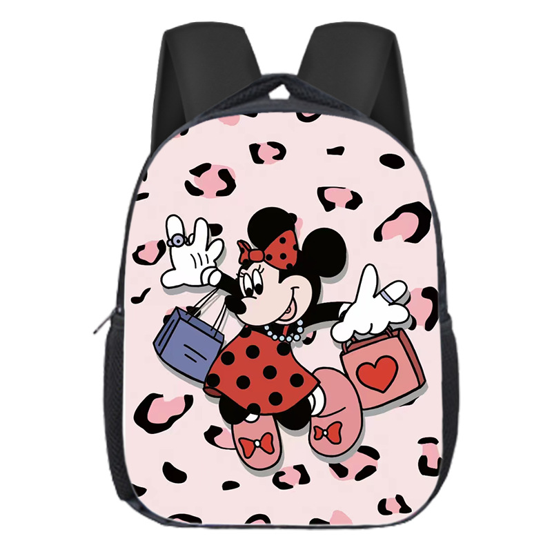 Mochila escolar popular de Mickey para niños, mochila de jardín de infantes, dibujos animados, linda, versátil, para estudiantes de primaria, mochila de gran capacidad, ligera
