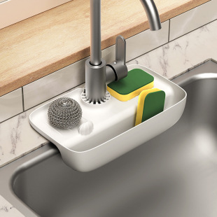 Original design household faucet storage rack kitchen sink draining basket dishwashing sponge rag storage draining rack