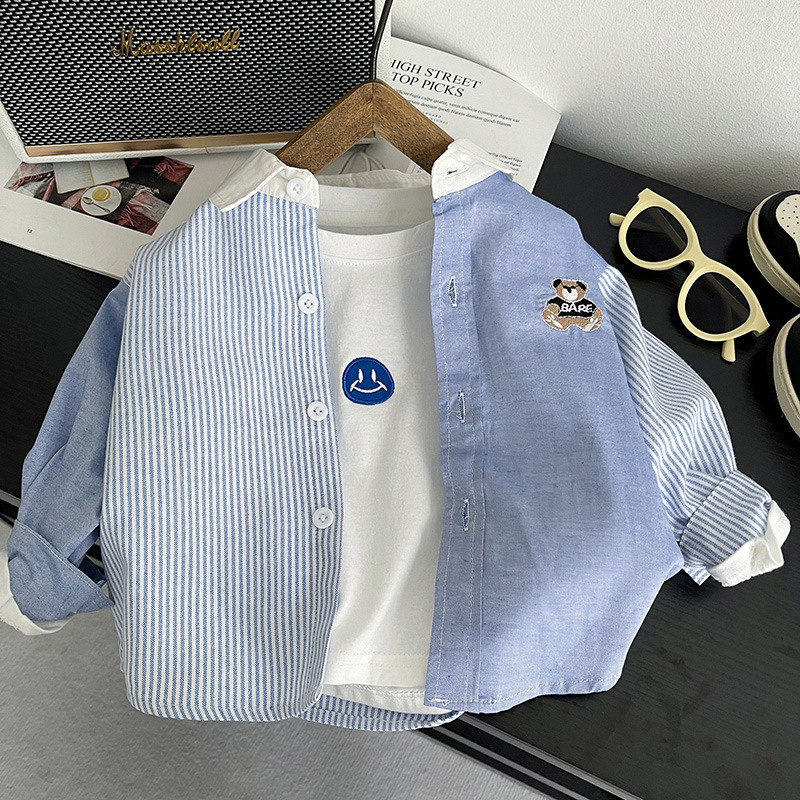 Camisa de costura Bear