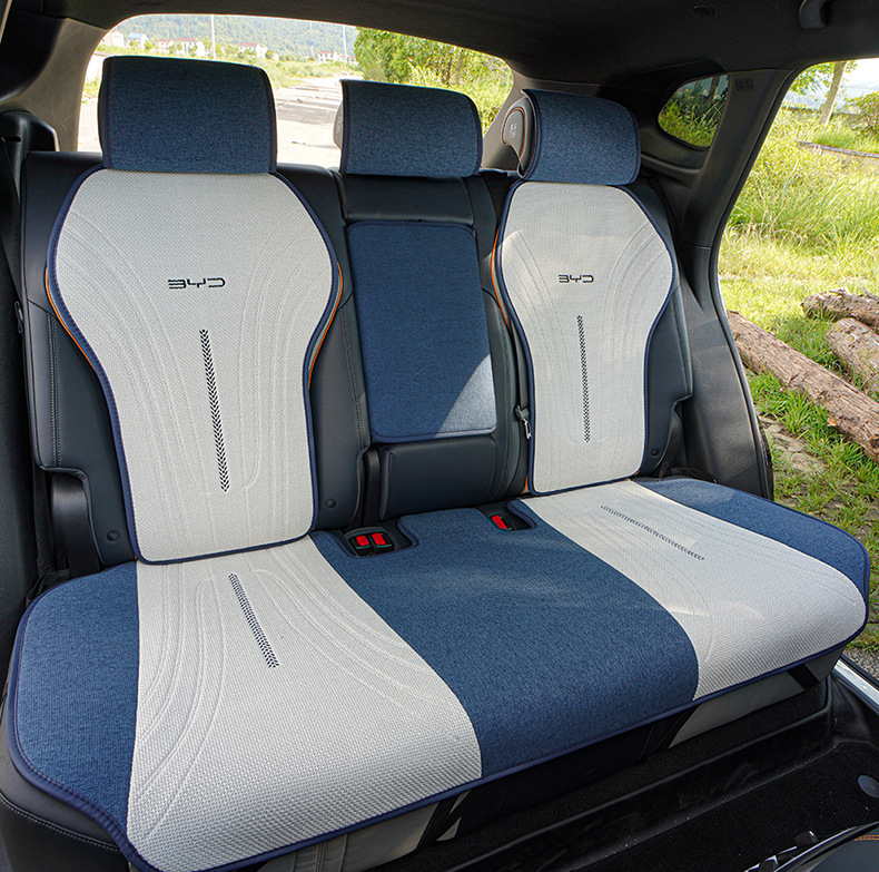 2025 Byd Song Plus Dmi Special Seat Cover Linen Car Seat Cushion Four-Season Universal Breathable Seat Cushion Cover