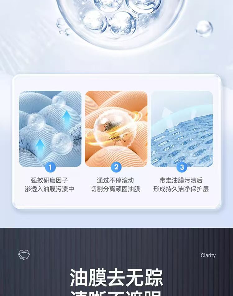 Car Front Windshield Oil Film Remover, Oil Film Remover, Window Cleaner