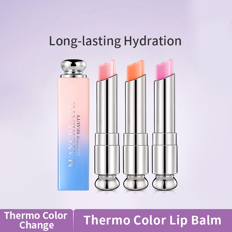 Jianmei Chuangyan color-changing lip balm with all-English packaging for cross-border foreign trade
