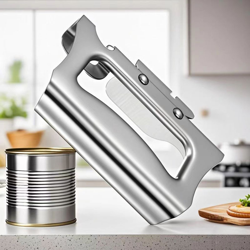 现货批发开瓶器家用多功能不锈钢开罐器日式开罐刀罐头便携快简易
