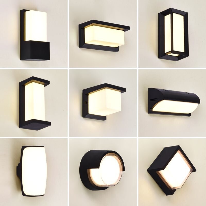 Cross-Border Waterproof Outdoor Wall Lamp Led Aisle Stair Courtyard Door Lamp Indoor Corridor Bedroom Simple Wall Lamp Cross-Border Waterproof Outdoor Wall Lamp Led Aisle Stair Courtyard Door Lamp Indoor Corridor Bedroom Simple Wall Lamp