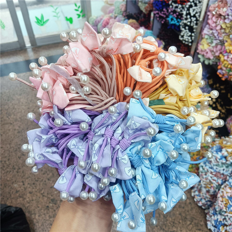 진주 나비 넥타이 웨빙
