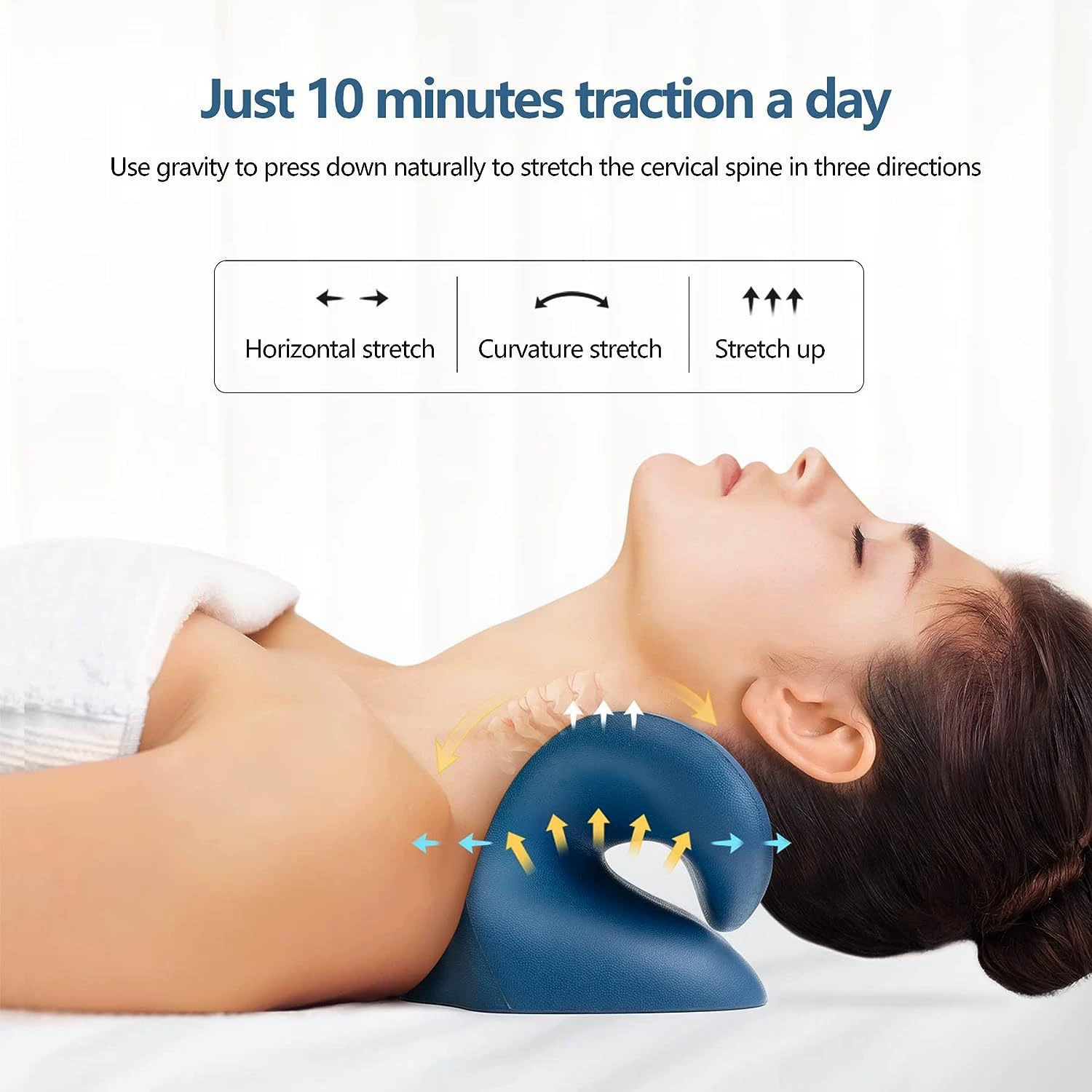 [Factory direct supply cervical spine correction massage pillow to eliminate