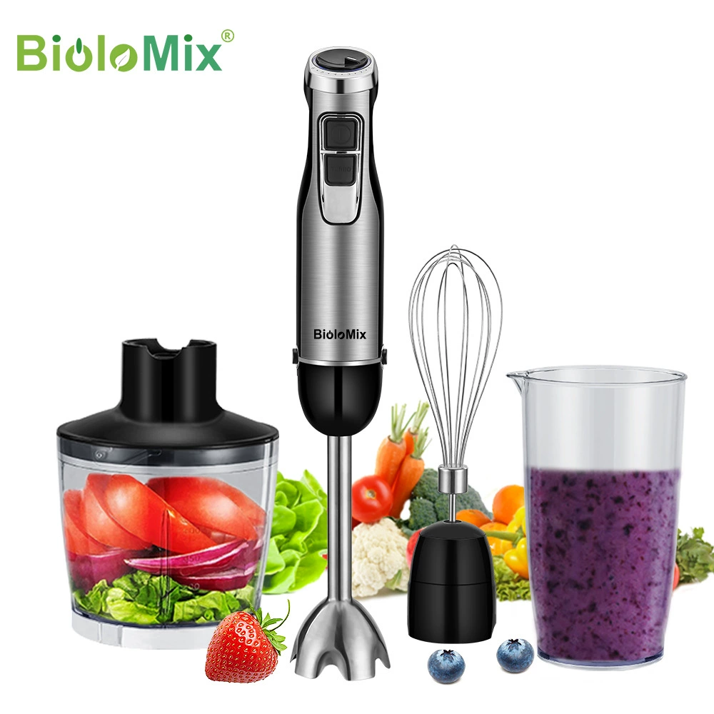 Hand blender (Biolomix) multi‑model BHB1200/HB3302/HB3315, 1200W, 4‑in‑1 with chopper & whisk