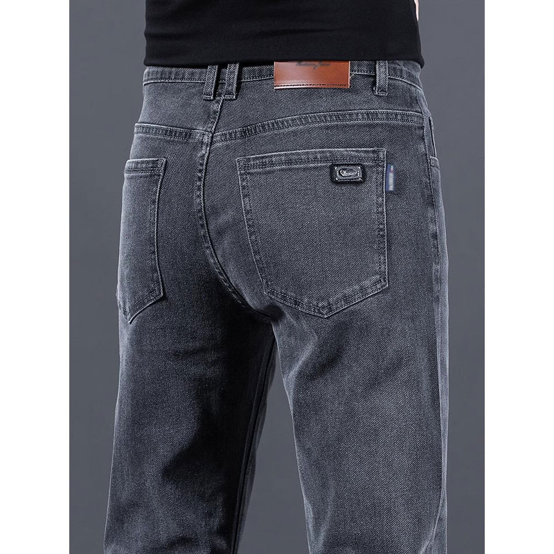 High-end Fashion Trendy Jeans Men's 2024 Spring and Summer New Straight Loose Casual All-match Long Pants