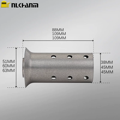 Silencer Noise Reduction Stainless | Motorcycle exhaust pipe