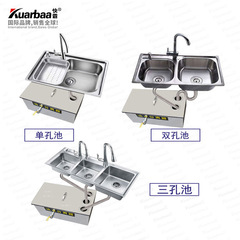 快霸油水分離器工業隔油池商用餐飲廚房油污過濾器1200*500*500mm