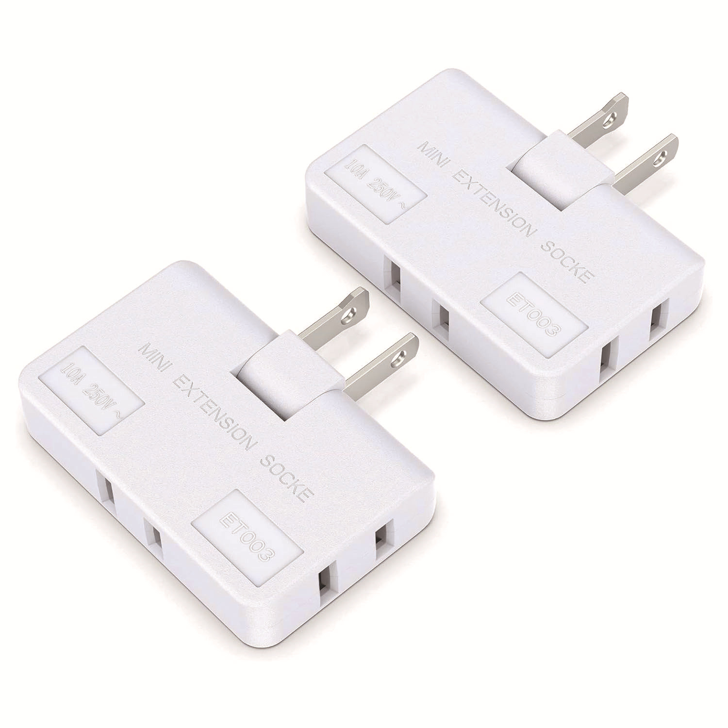 美规大小脚180度旋转插座一转三插头转换插座超薄转换插头电源转