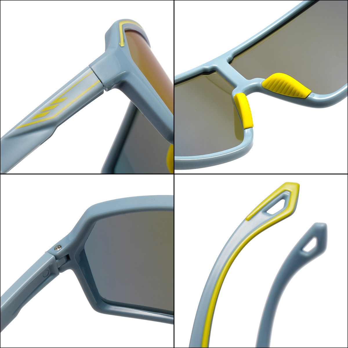 Niños al aire libre gafas de sol para montar a prueba de viento anti-UV gafas de sol para niños gafas de sol de alta calidad nuevas