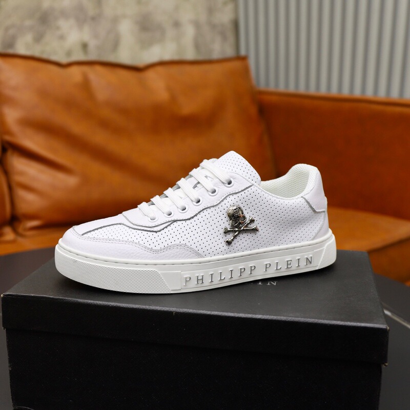 2025 Autumn New Top Layer Cowhide Breathable Versatile European Style Men's Shoes Simple Flat Casual Genuine Leather Sneakers