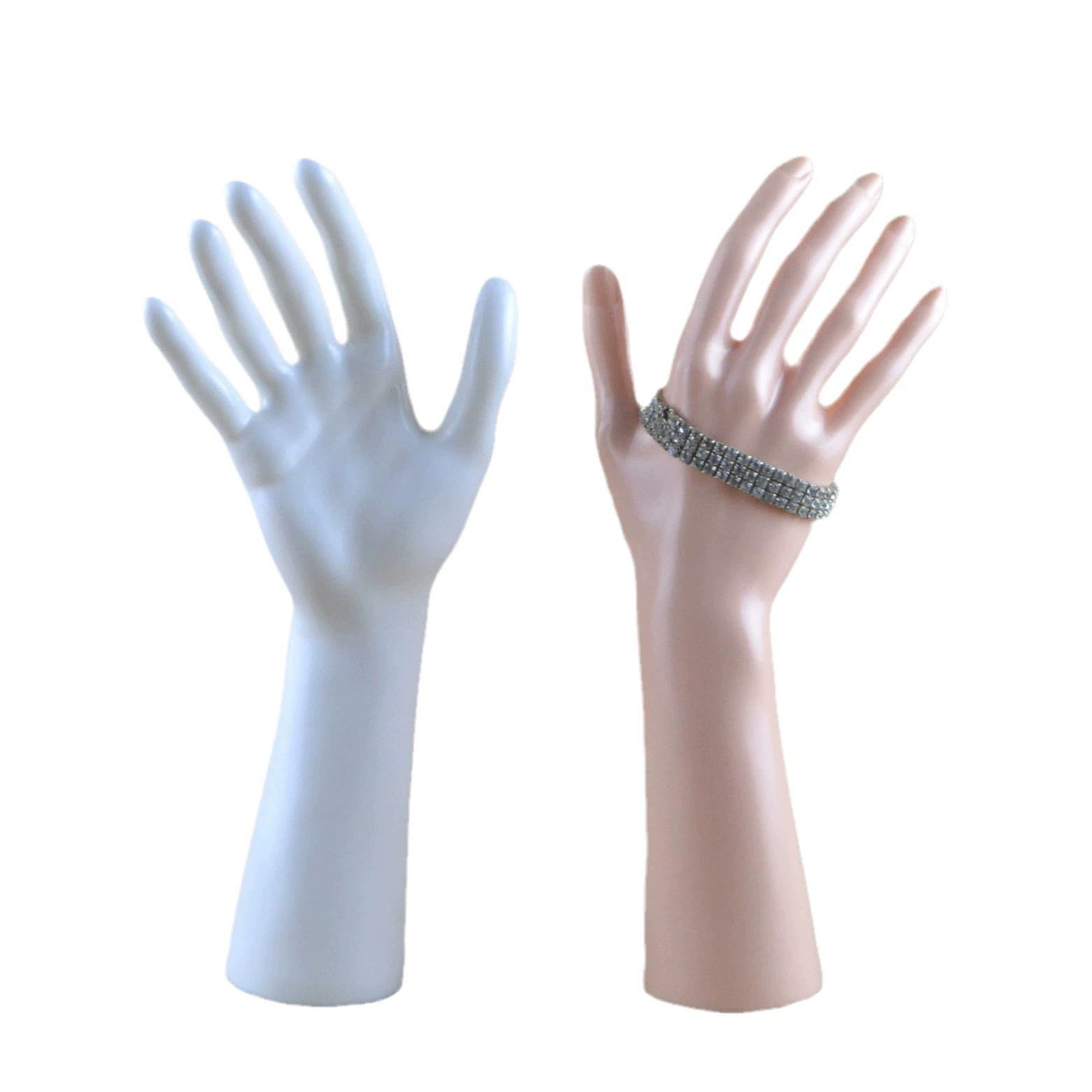 Hands model, gloves, stand, plastic lifelike mannequin head