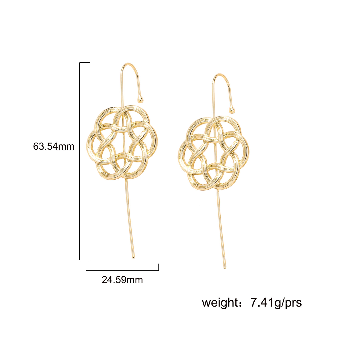 New Simple Fashion Flower Earrings display picture 1