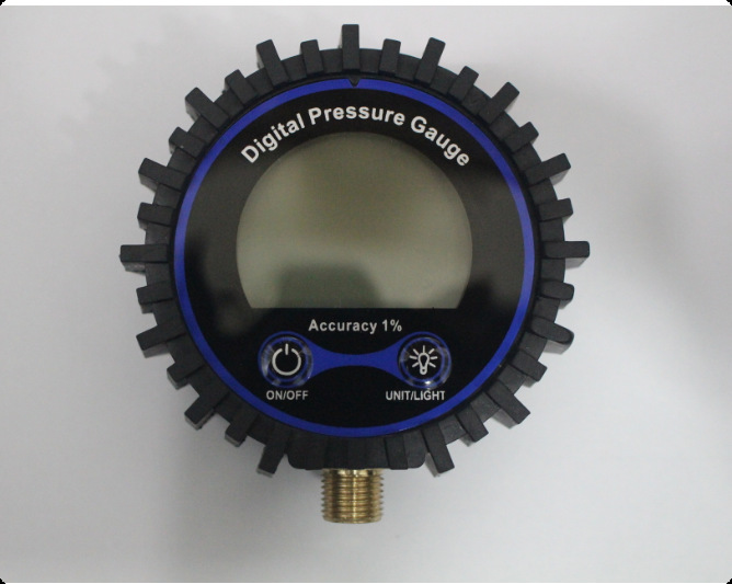 Tire digital display pressure gauge test table tire monitoring table large screen display fast pressure measurement can be deflated French bicycle test