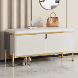 奶油风换鞋凳家用门口可坐鞋架入户多层鞋柜坐凳一体进门凳穿鞋凳