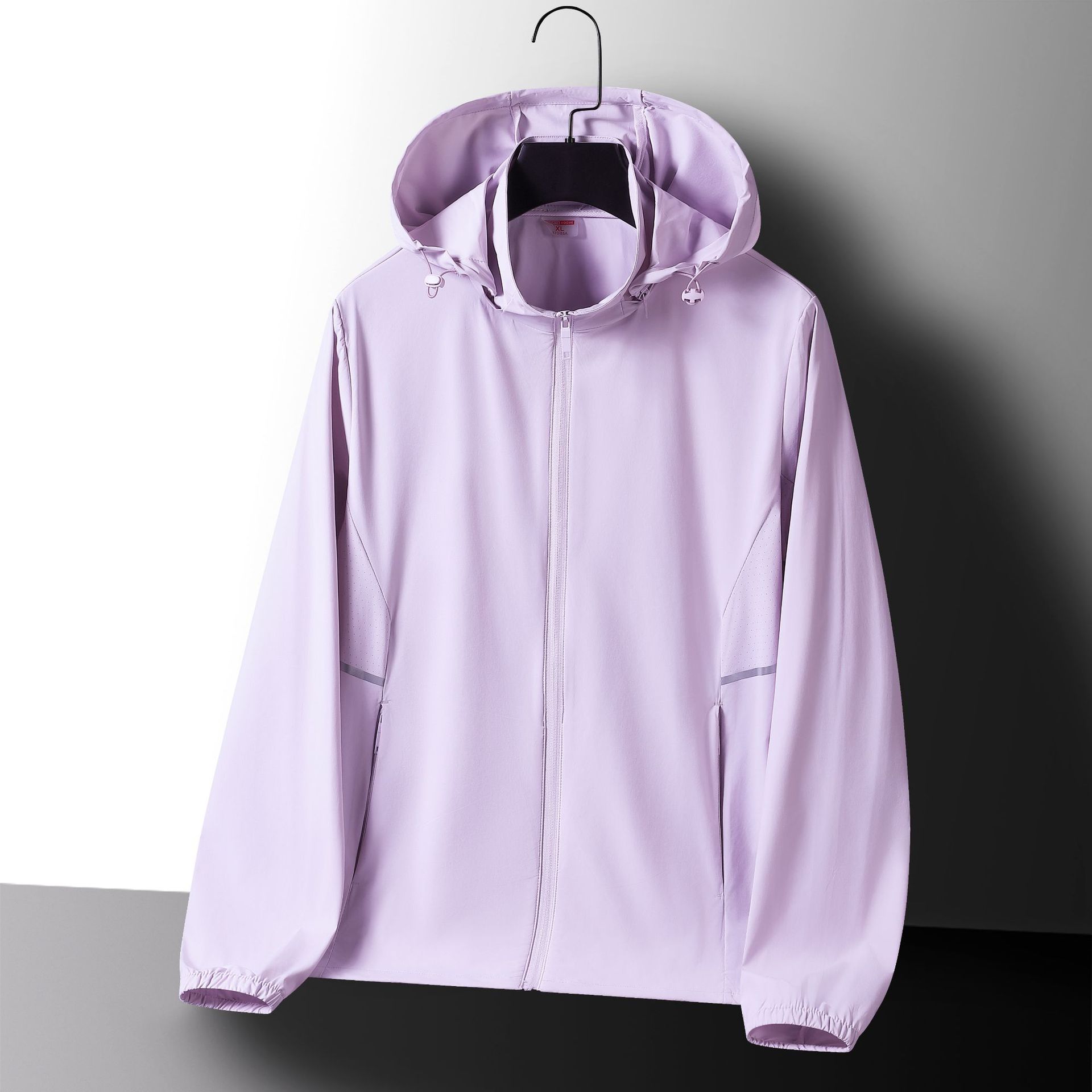 Ropa de protección solar de seda de hielo para parejas de mujeres ropa de protección solar hombre encapuchado abrigo transpirable UV UPF50 + ropa de piel al por mayor