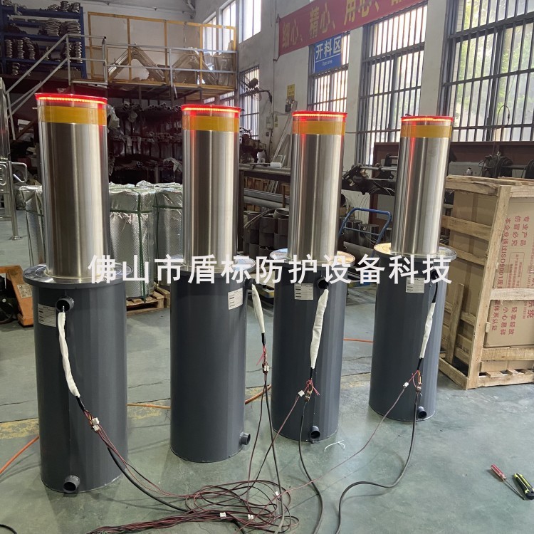 可升降隔离全自动防撞路桩不锈钢车辆拦截升降庄地埋式液压防恐柱