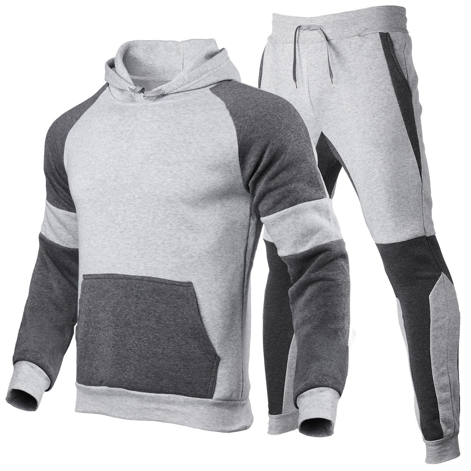 Sweats à capuche, ensembles décontractés à la mode, sweats à capuche de couleur unie en grande quantité et excellent prix_voghion.com