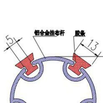 高温蒸化机提布铝合金轮小工字形硅胶条，长环蒸化机工字形硅胶条