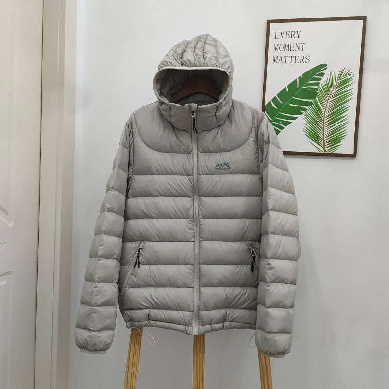 欧美排骨羽绒服女2025秋冬新款时尚休闲连帽轻薄鸭绒夹克保暖外套|undefined