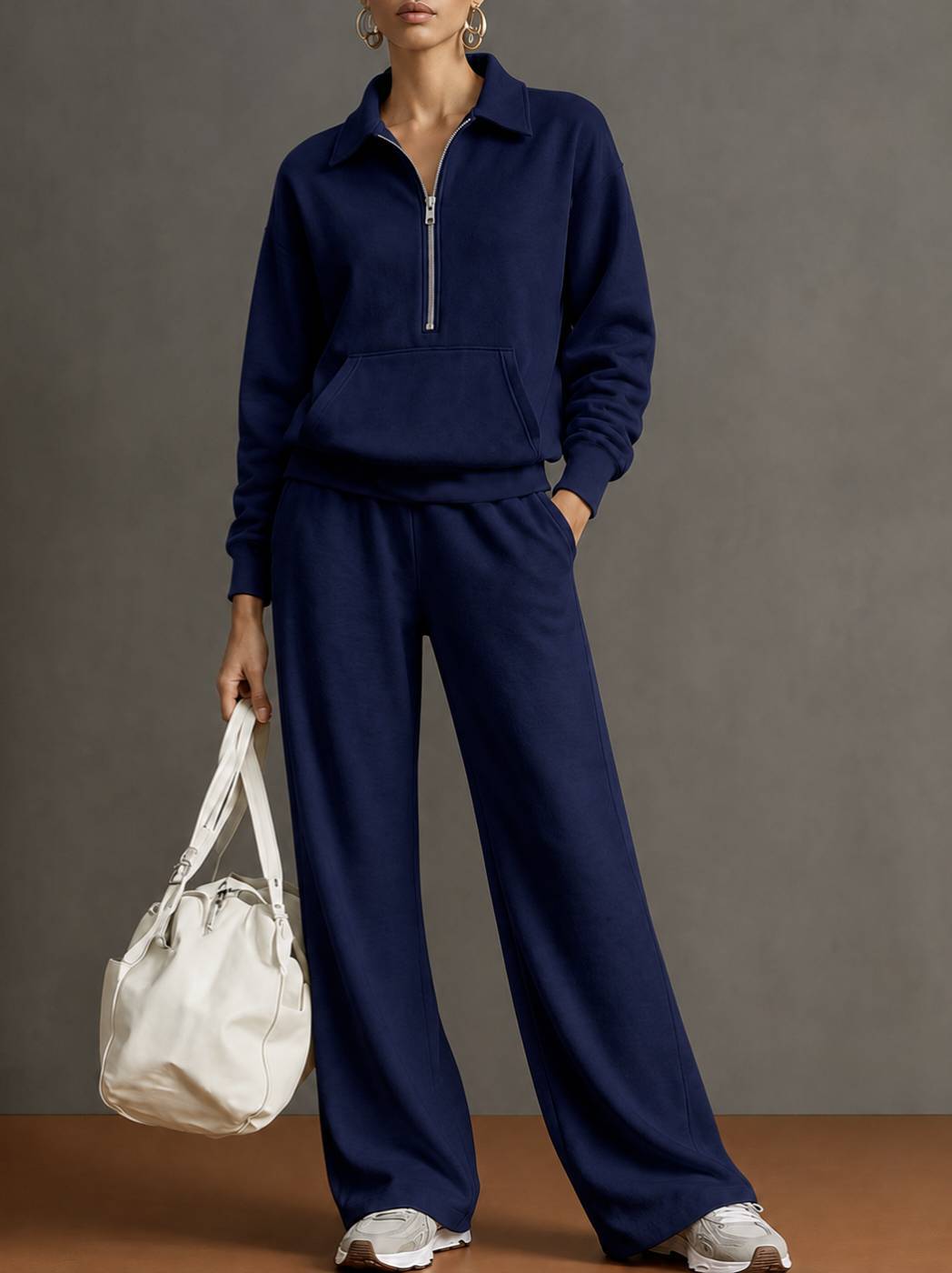 demi-season sweatshirt with zipper