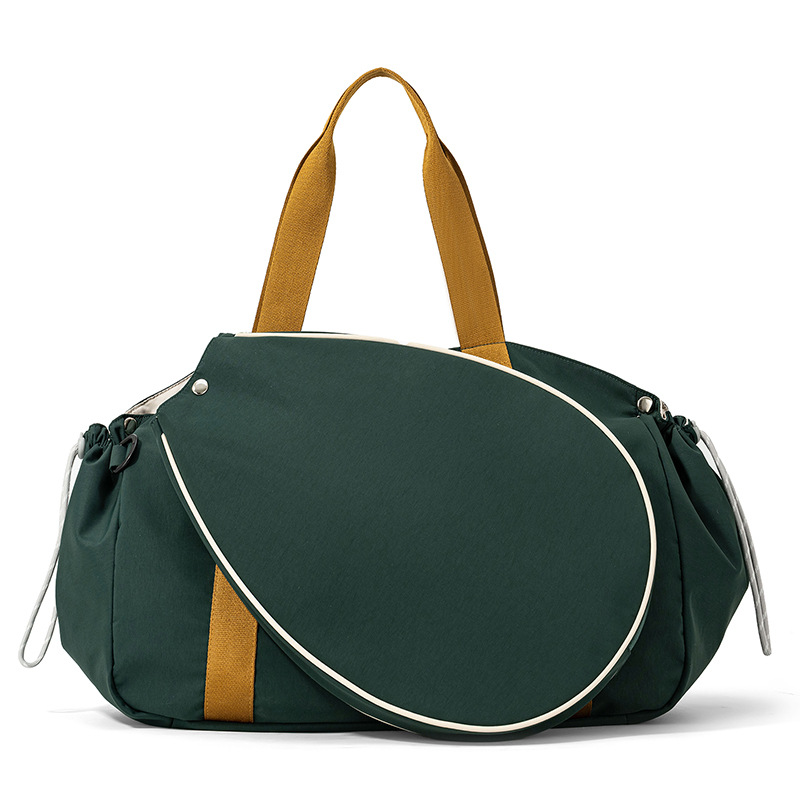 Bolsa de tenis transfronteriza, bolsa de entrenamiento deportivo, bolsa de acondicionamiento físico, bolsa de raqueta portátil de bádminton de gran capacidad, bolsa deportiva de separación seca y húmeda