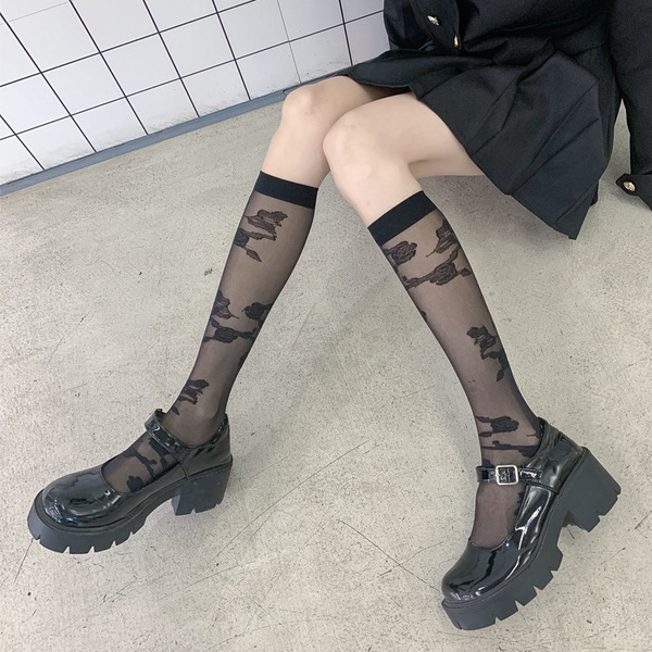 Summer thin white tights