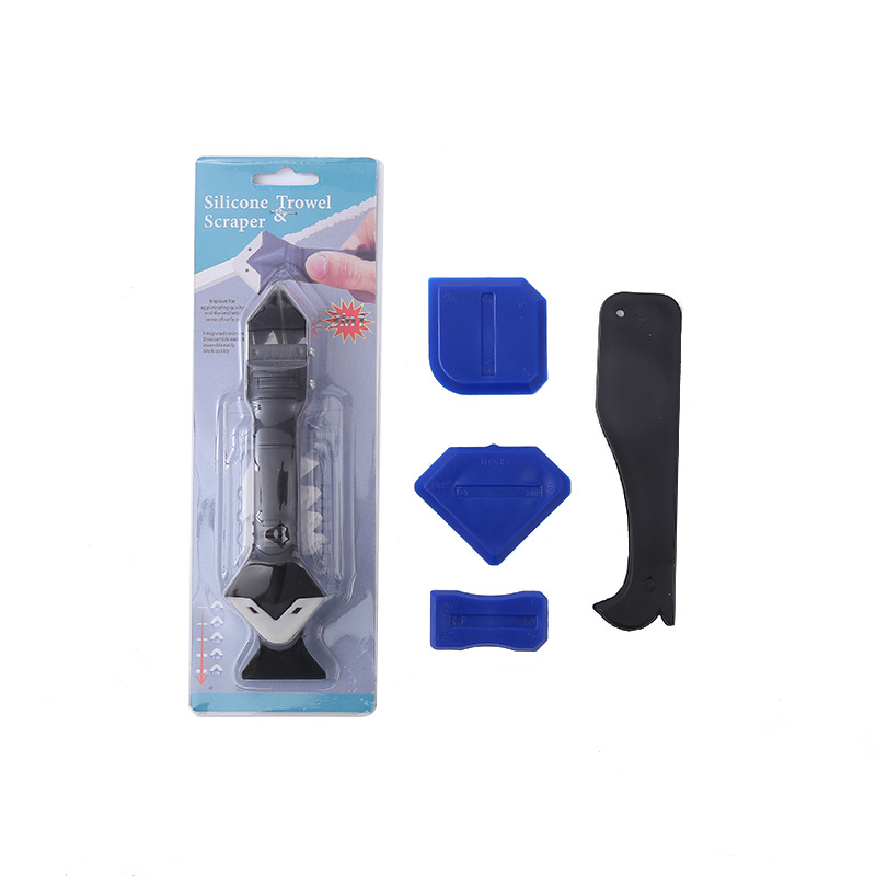 Grout tool putty knife scraper spatula glue scraper glue applicator glass glue gun edge repair cleaner silicone removal device