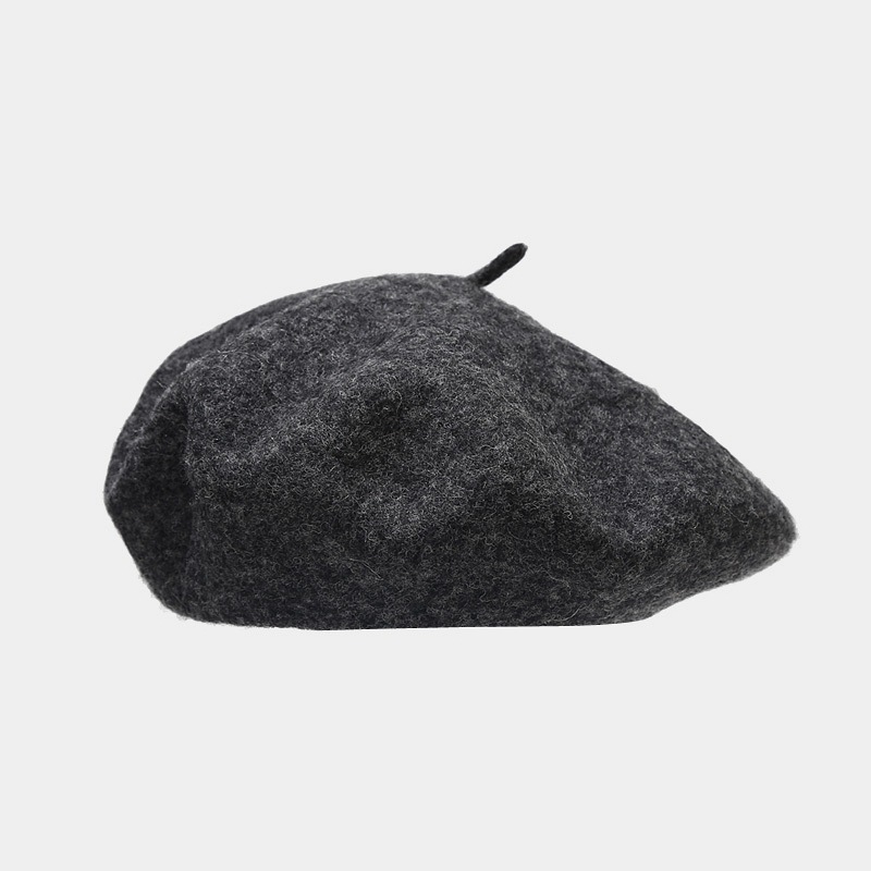 Woolen Material Solid Color Pattern Women's Basic Modern Style Solid Color Eaveless Beret Hat