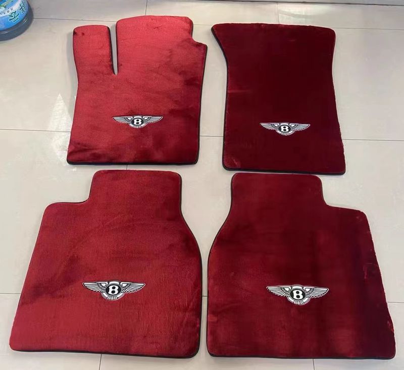 加厚羊绒毯 定 制 宾利 飞驰 欧陆GT 慕尚 添越 汽车 专用脚垫