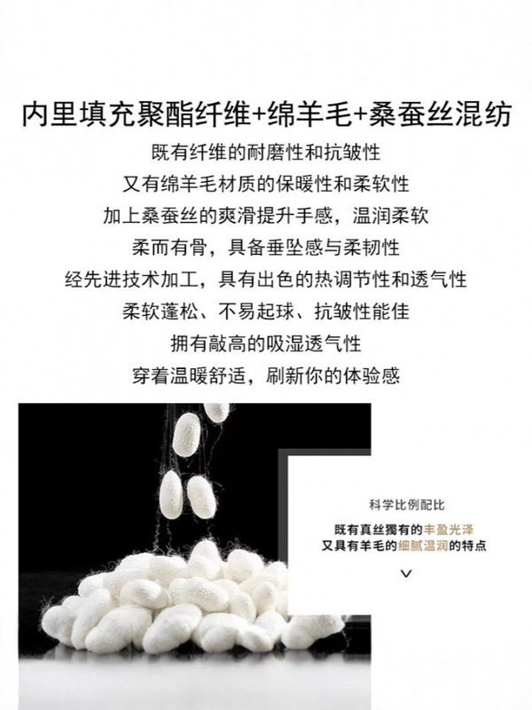 户外旅行者 秋冬老钱感休闲运动羊毛桑蚕丝防风保暖连帽棉服外套|undefined
