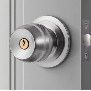 Gute ball lock indoor household door lock bathroom Universal round ball lock old wooden door ball lock