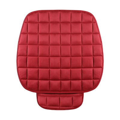 Universal Single Piece Three-Piece Set, Seat cushion, seat cover - burgundy-square-cushion-universal