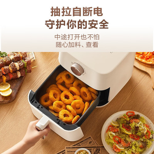 Supor Air Fryer 3.5L Large Capacity Oven French Fry Machine High Power Oil-Free Low Fat Bake KJ35D810