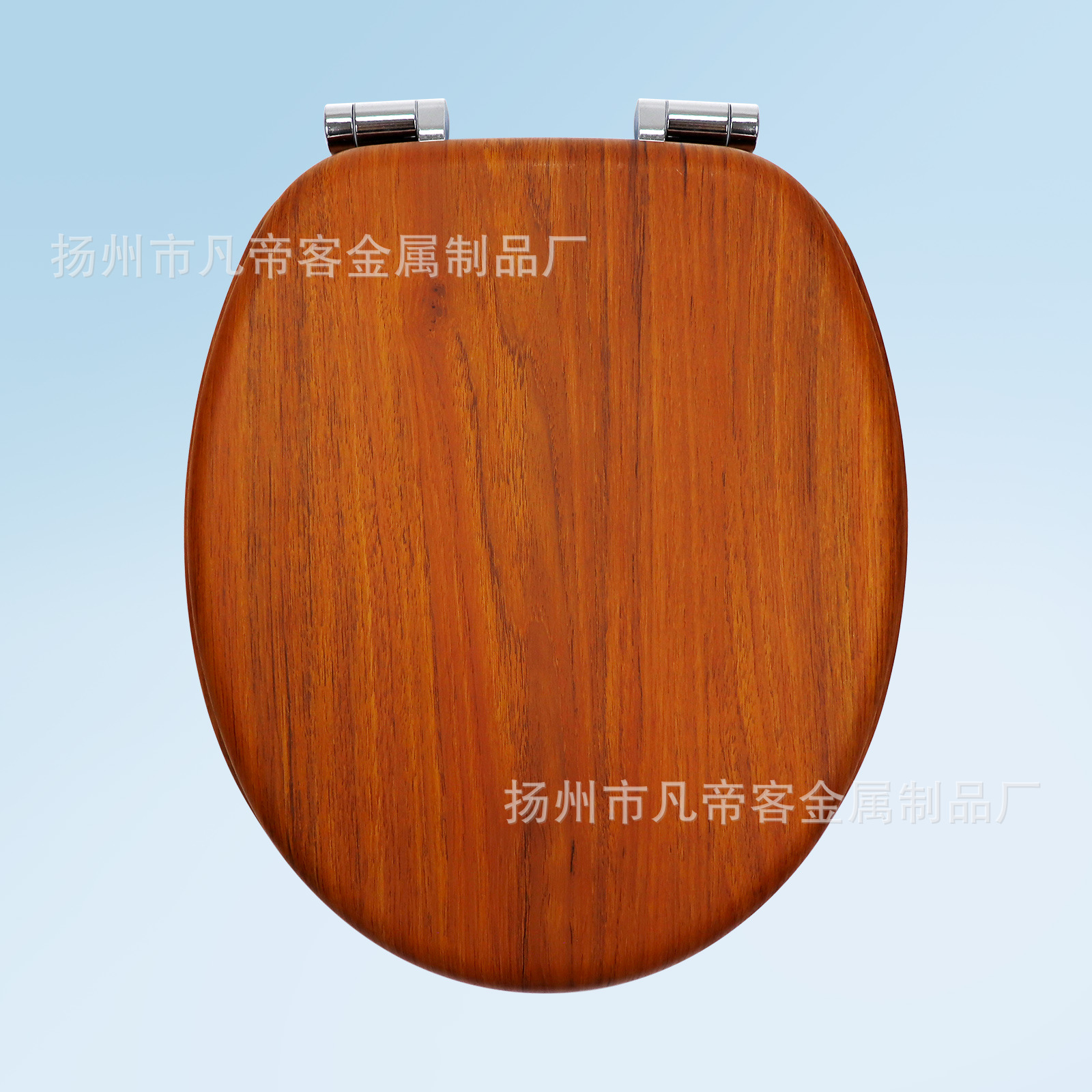 Tapa de Inodoro de MDF con Caída Lenta, Distancia de Orificios Ajustable para Baño image 4
