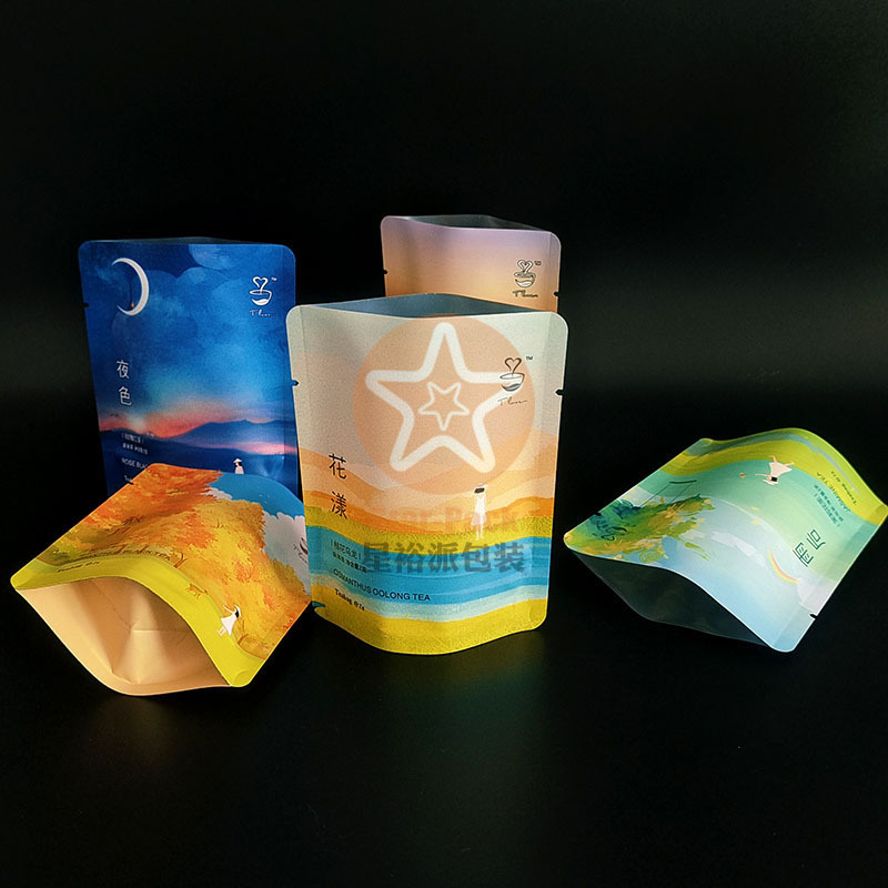 2-5克茶叶铝箔袋自立自封袋