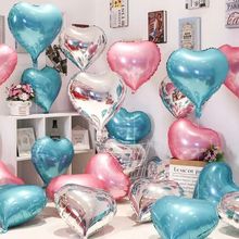 18寸心形铝膜箔爱心气球表白告白婚庆结婚婚房布置生日装饰ins风