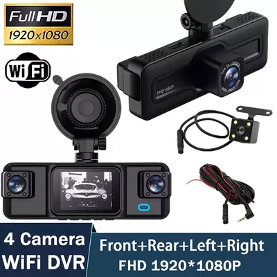 New cross-border dashcam with HD Driving recorder - four-lens-wifi-version