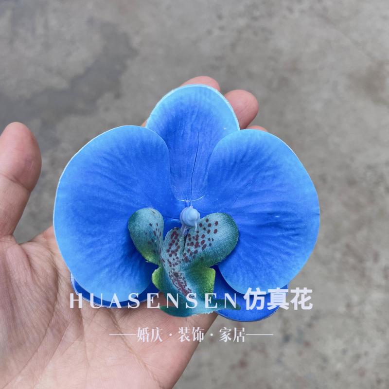 3Dプリントフィルム胡蝶蘭シミュレーション単輪花頭手作り結婚お土産喜糖箱装飾diy靴花|undefined